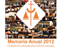 Memoria de actividades 2012 del Colegio Oficial de Graduados Sociales de Granada